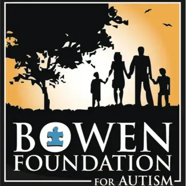 the logo for the bowen foundation for autism.