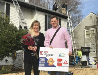 Homefix with New Roof Recipient